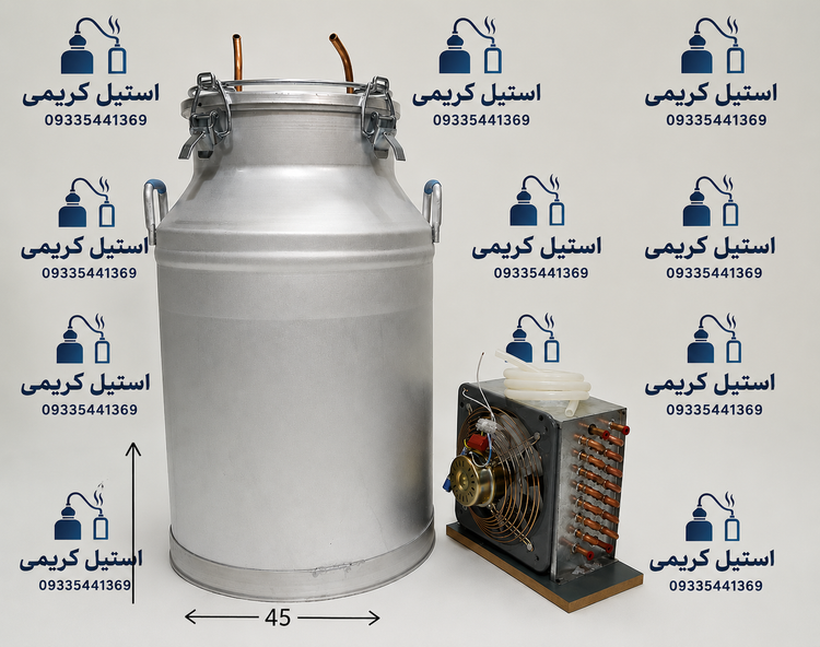 دستگاه عرقگیری 100لیتری با کندانسور برقی مسی